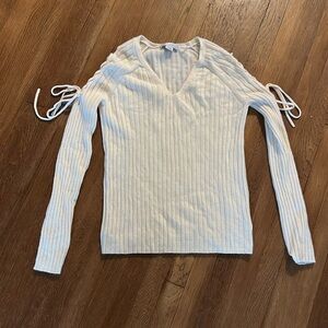 Christopher Fischer Cashmere Ribbed Knit Sweater